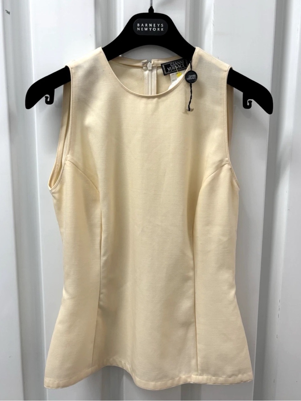 GIANNI VERSACE 1990s 100% WOOL SHELL SHIRT BLOUSE NEW OLD STOCK NOS
